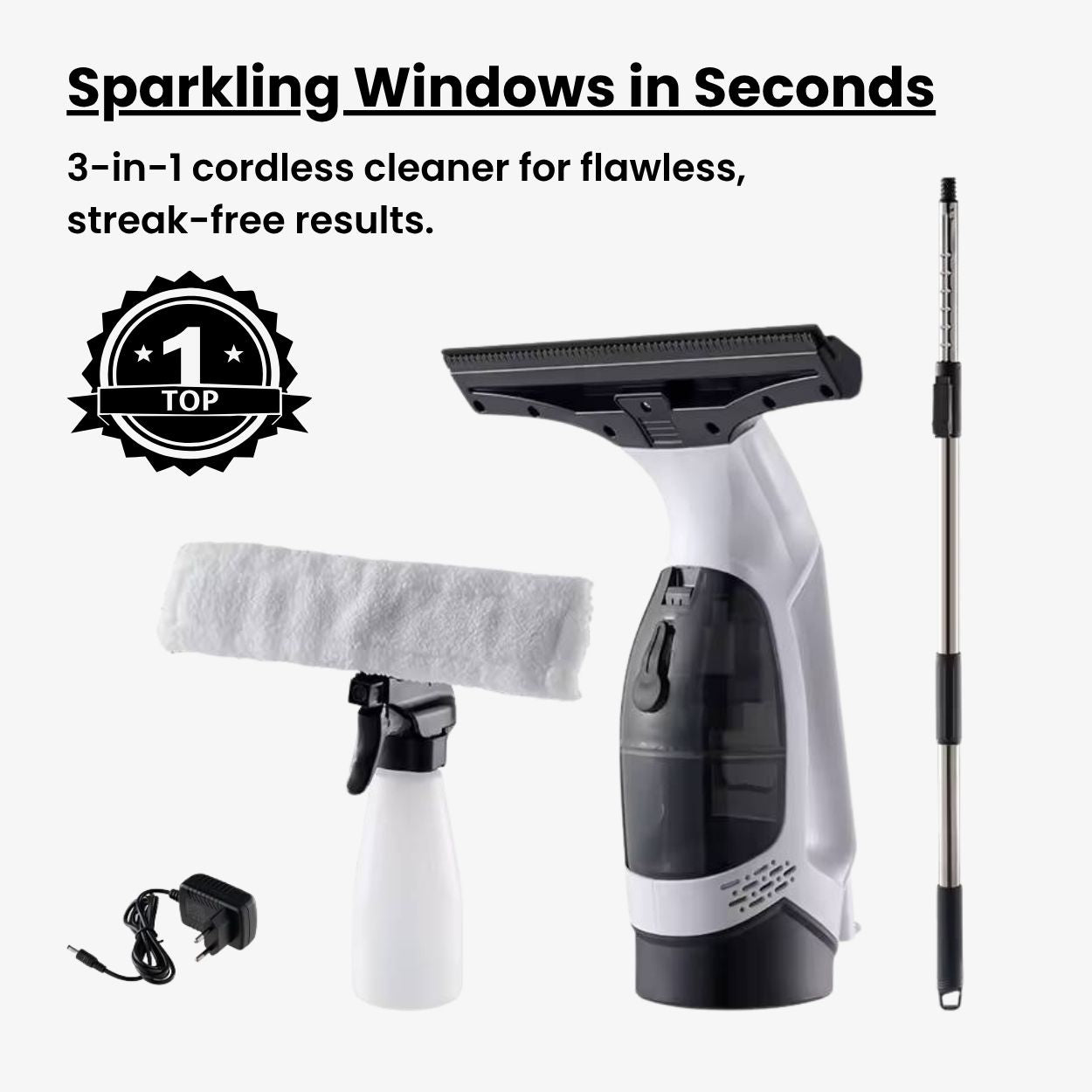 Handheld Electric Window Cleaner