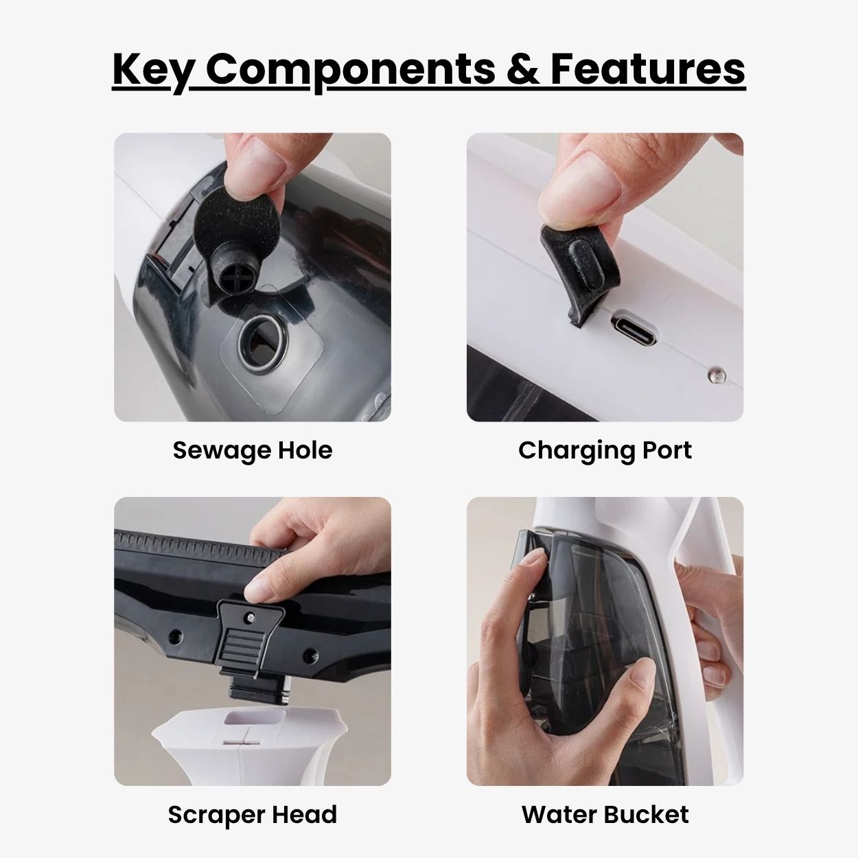 Handheld Electric Window Cleaner