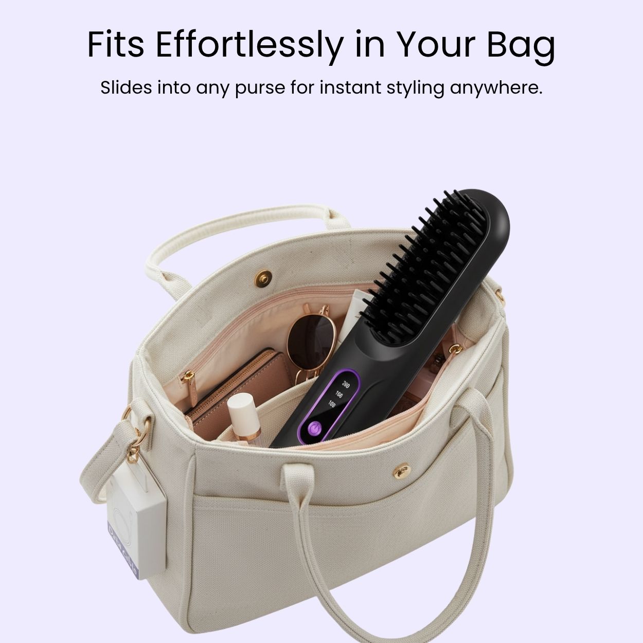 Wireless Ionic Hair Straightener Brush