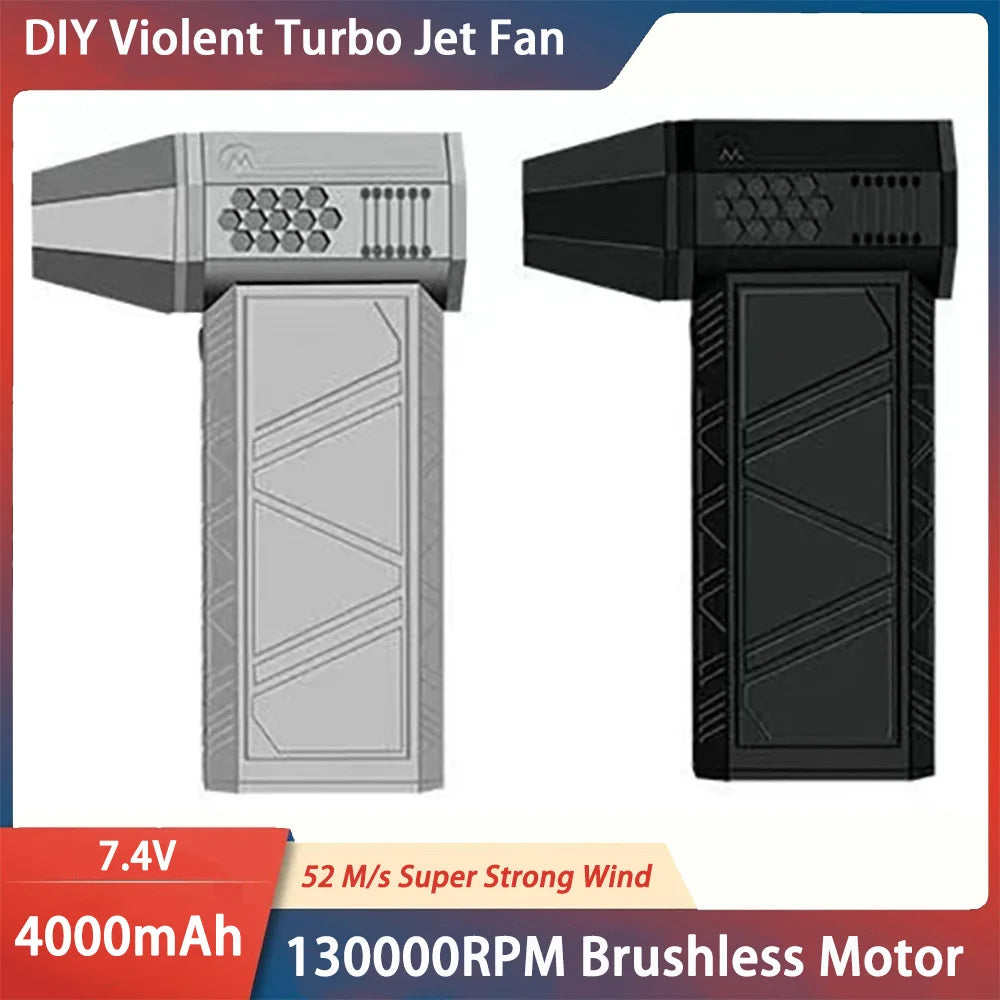 Mini Turbo Jet Fan โ Powerful, Portable, & Ready for Action!