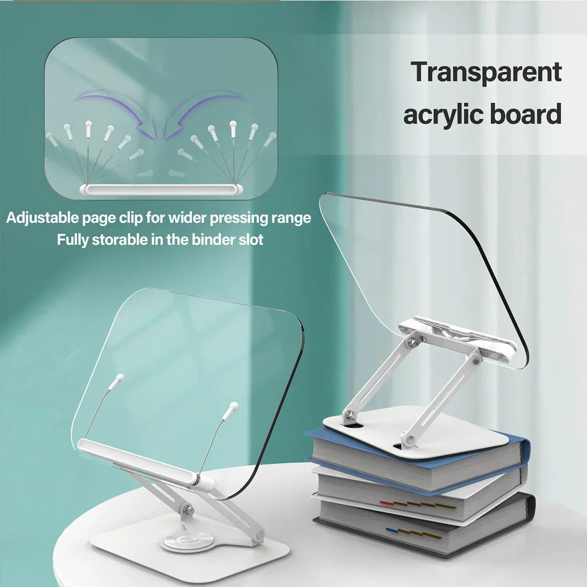 Acrylic Rotating Book Stand