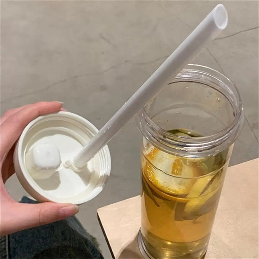 Portable Bubble Tea & Drink Cup with Straw