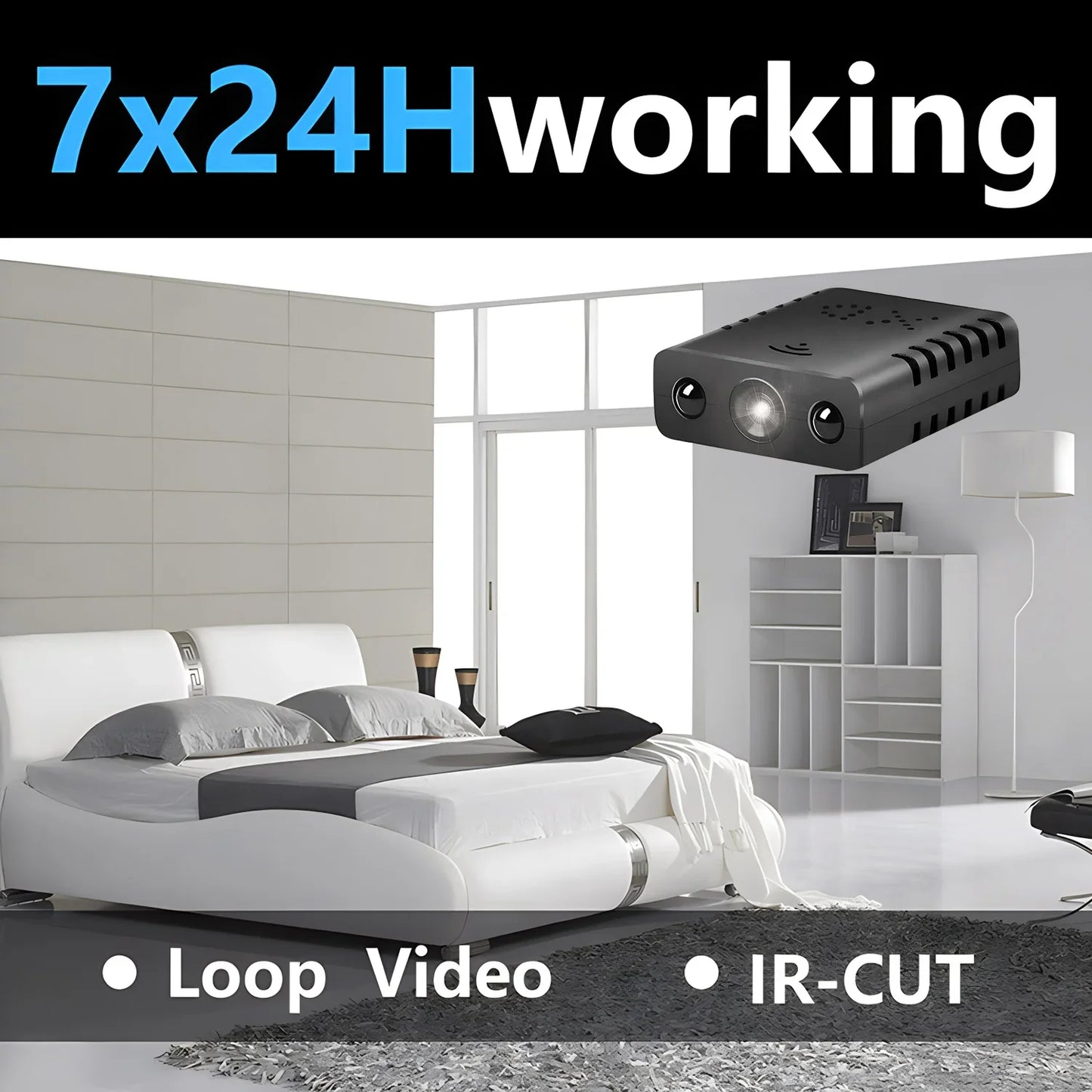 Mini HD Wireless Security Camera with Night Vision