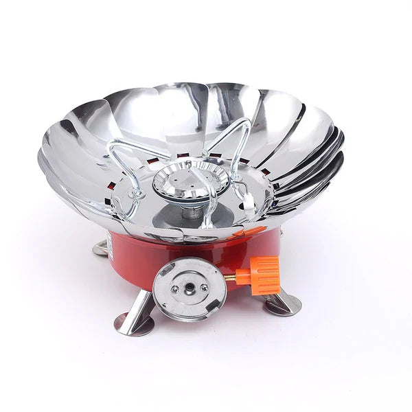 Lotus Mini Camping Gas Stove – Compact, Stable & Ready for Any Adventure!