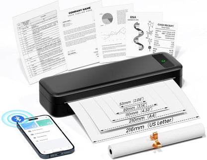 Upgraded Thermal Portable Printer – Print Anytime, Anywhere!