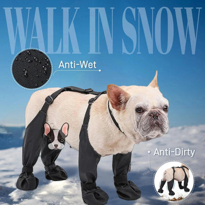 Waterproof Adjustable Dog Boots – Ultimate Paw Protection in Any Weather!