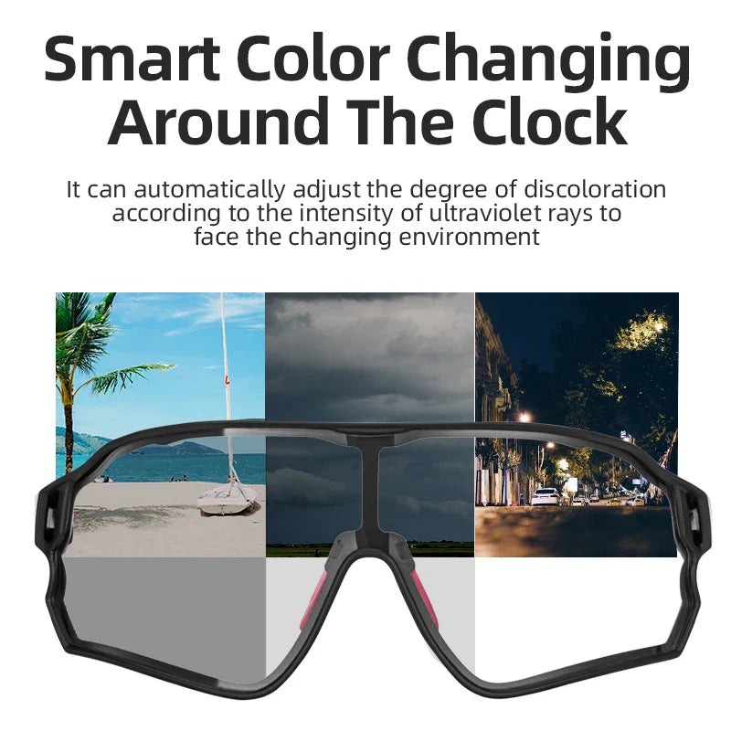 Photochromic Cycling Glasses with UV400 Protection