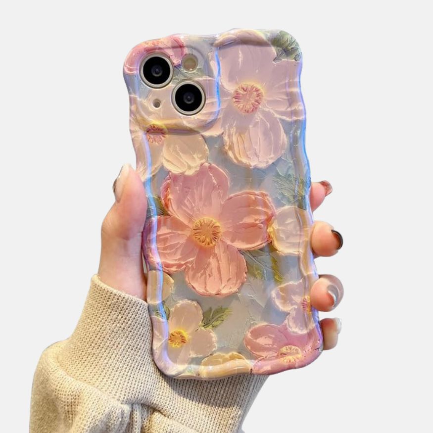 Colorful Retro Oil Painting Print iPhone Case – Style, Protection & Comfort in One!