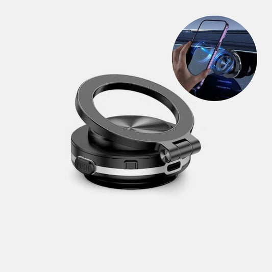 360° Rotating Electric Suction Magnetic Car Phone Holder – Ultimate Hands-Free Convenience!