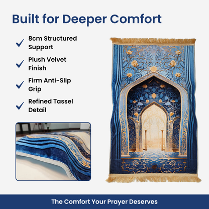 Noor Tassel Prayer Mat - Experience comfort like never before. ✨