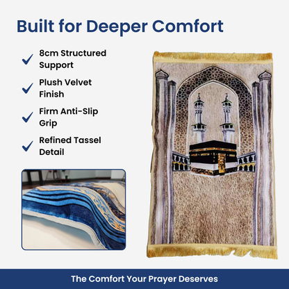 Noor Tassel Prayer Mat - Experience comfort like never before. ✨