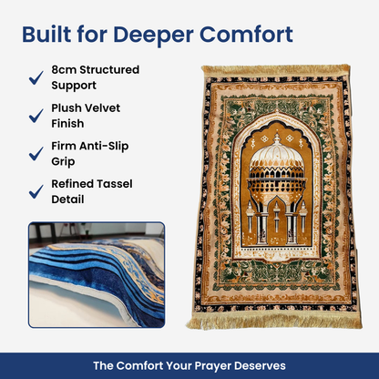 Noor Tassel Prayer Mat - Experience comfort like never before. ✨