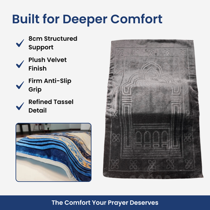 Noor Tassel Prayer Mat - Experience comfort like never before. ✨