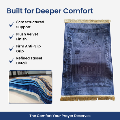 Noor Tassel Prayer Mat - Experience comfort like never before. ✨