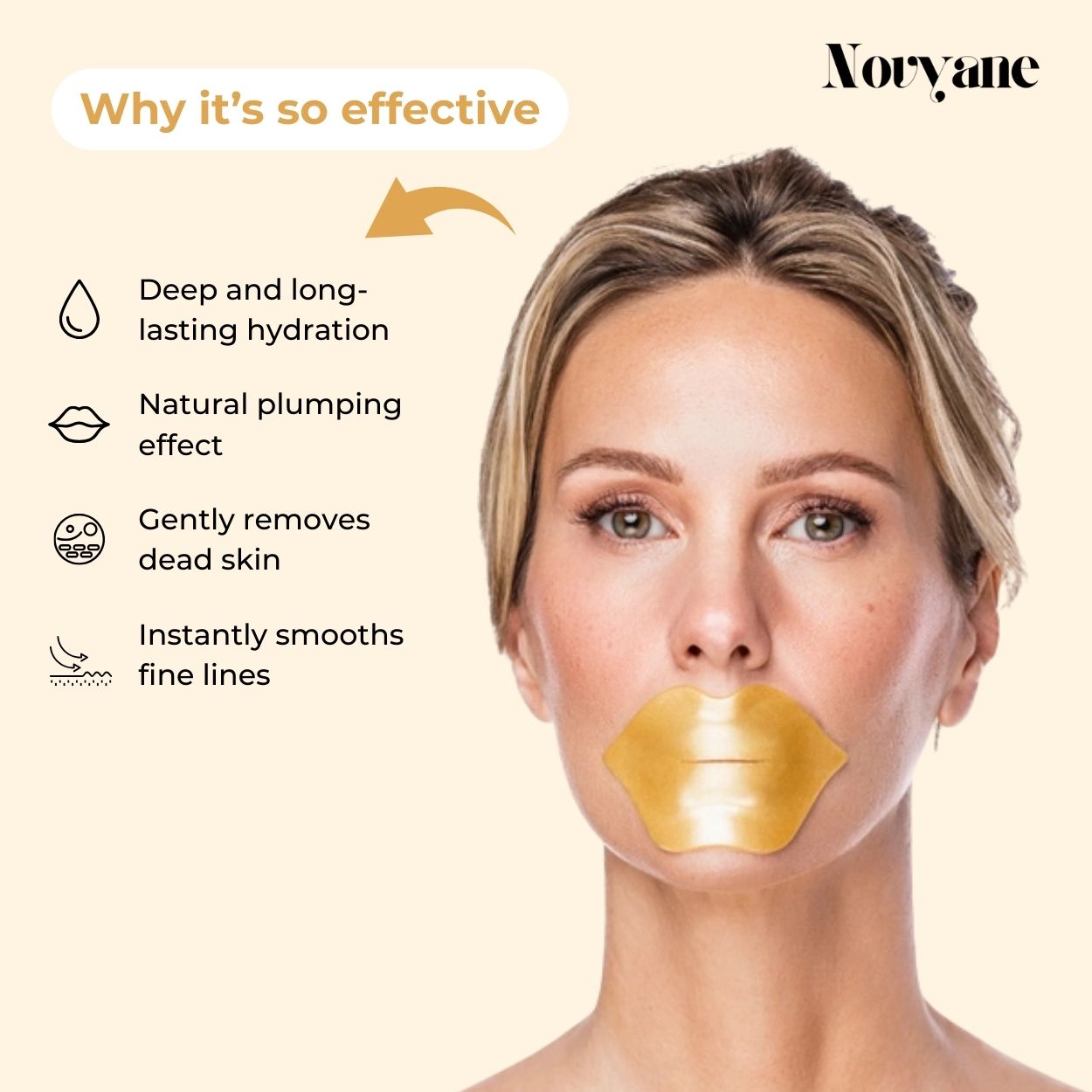 Golden Plum Radiance Lip Mask