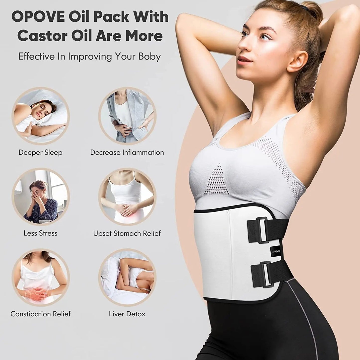 Castor Oil Detox Wrap Set