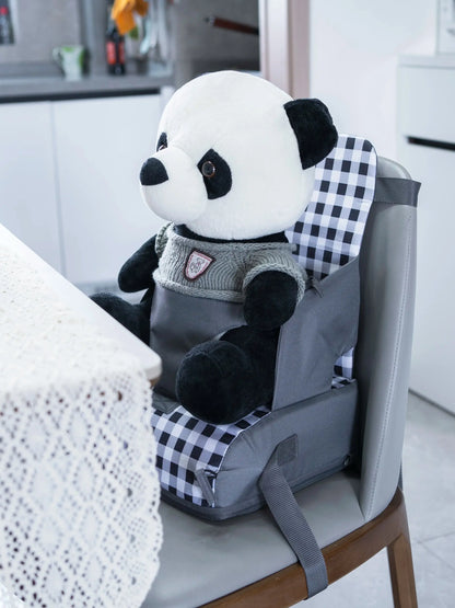 Toddler Booster Seat Pad with Safety Belt – Lightweight & Portable