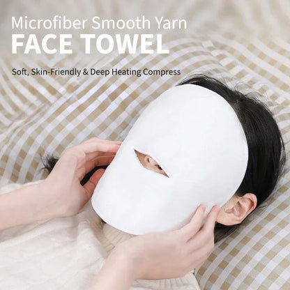Reusable Cotton Facial Steaming Towel – Warm Compressed Mask