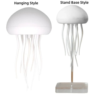 Voice Control RGB Gradient Jellyfish Night Light – A Magical Underwater Glow!