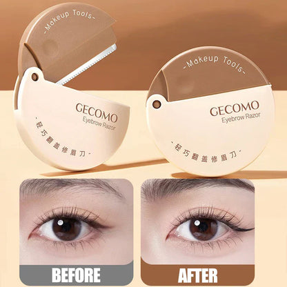 Portable Folding Eyebrow Razor – Stainless Steel Blade