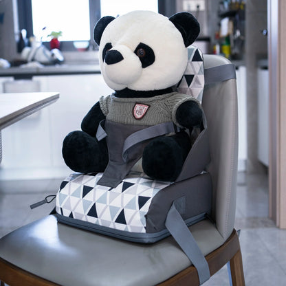 Toddler Booster Seat Pad with Safety Belt – Lightweight & Portable