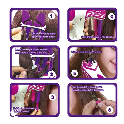 Automatic Hair Twister Braider Styling Tool – Effortless Braids in Seconds!