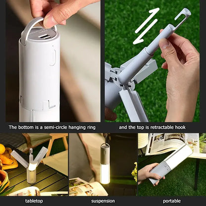 Multi-Function Folding Camping Lantern – Your Ultimate Outdoor Companion!