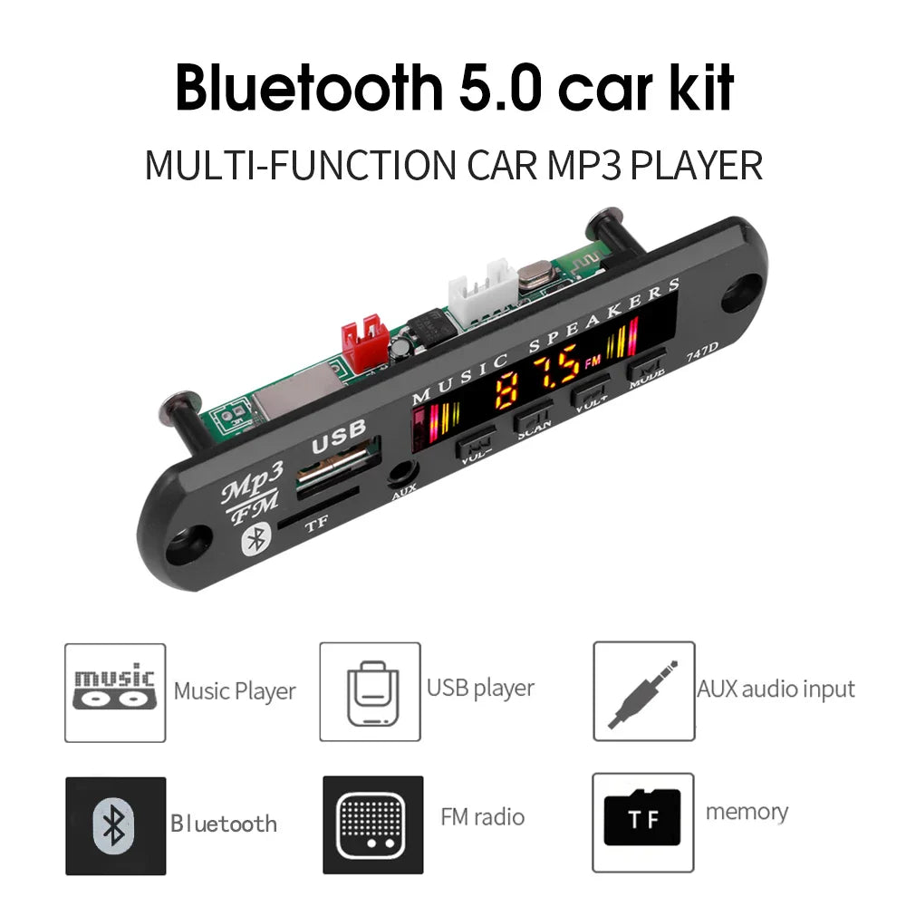 DC 9V-12V Bluetooth MP3 Decoder Board