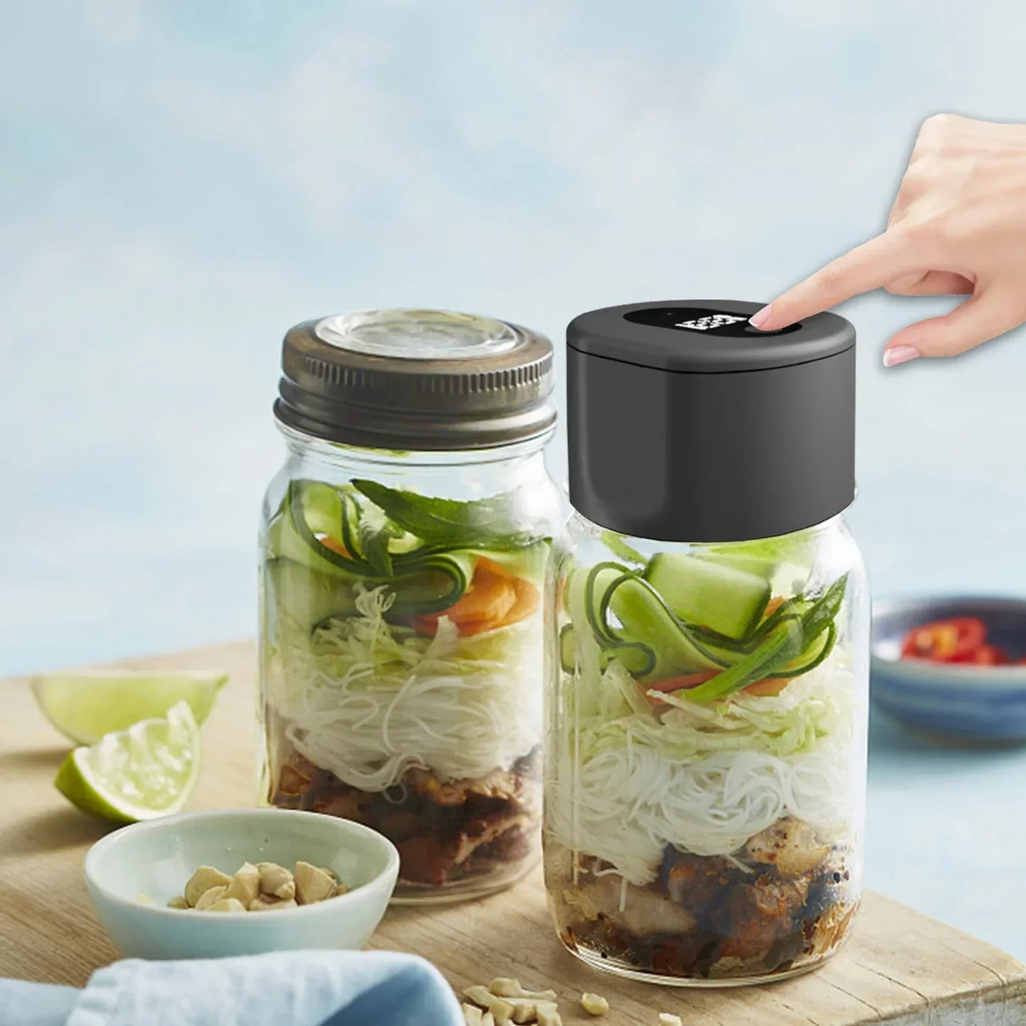 JarMaster™️ Electric Mason Jar Vacuum Sealer Kit