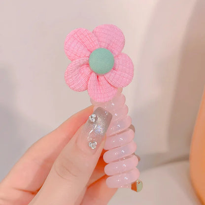 Butterfly Telephone Wire Hair Bands – Cute, Colorful & Perfect for Little Girls