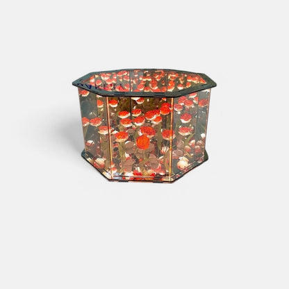 DIY Flowers Mirror Cube Lamp – Elegant Touch for Any Space!