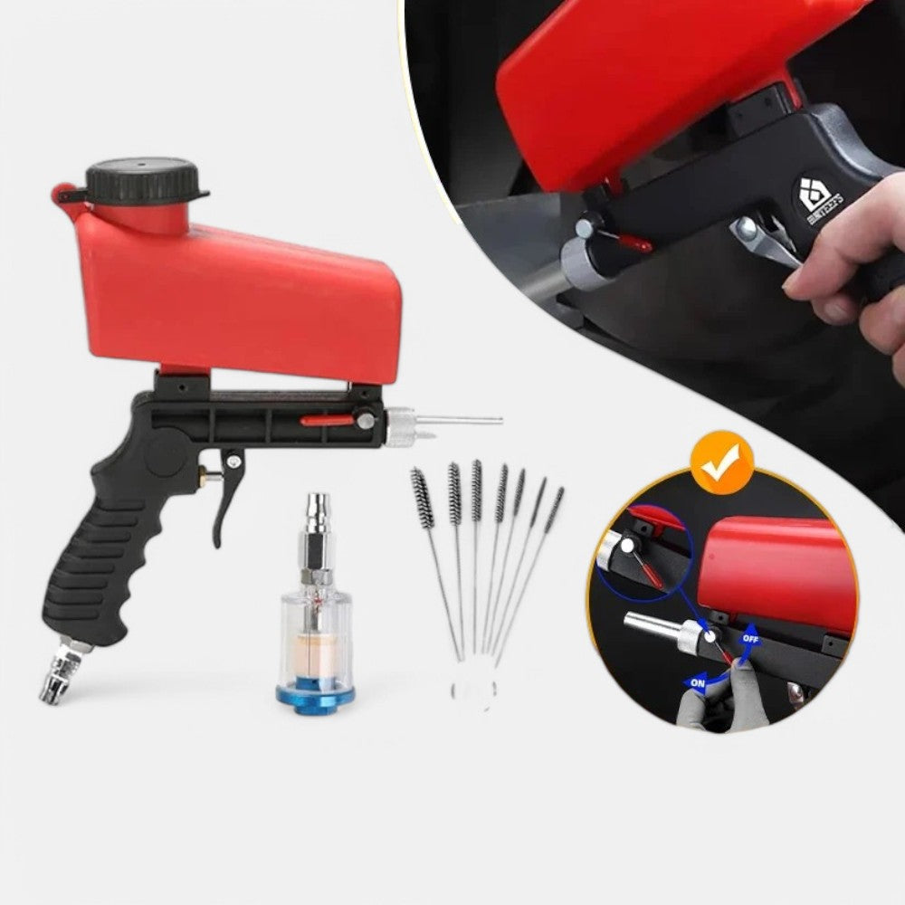 Portable Pneumatic Sandblasting Gun – Power & Precision for Any Job!