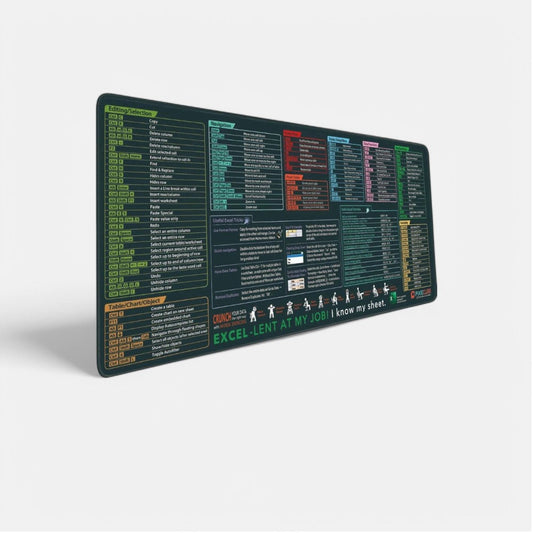 Excel Shortcut Keys Mouse Pad – Work Smarter, Excel Faster!