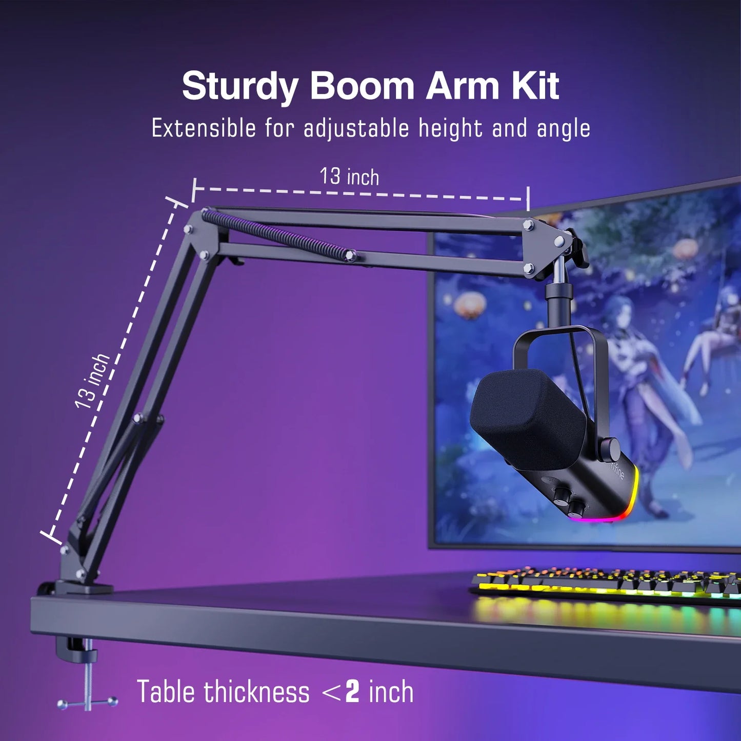 Dynamic XLR & USB-C Microphone Kit