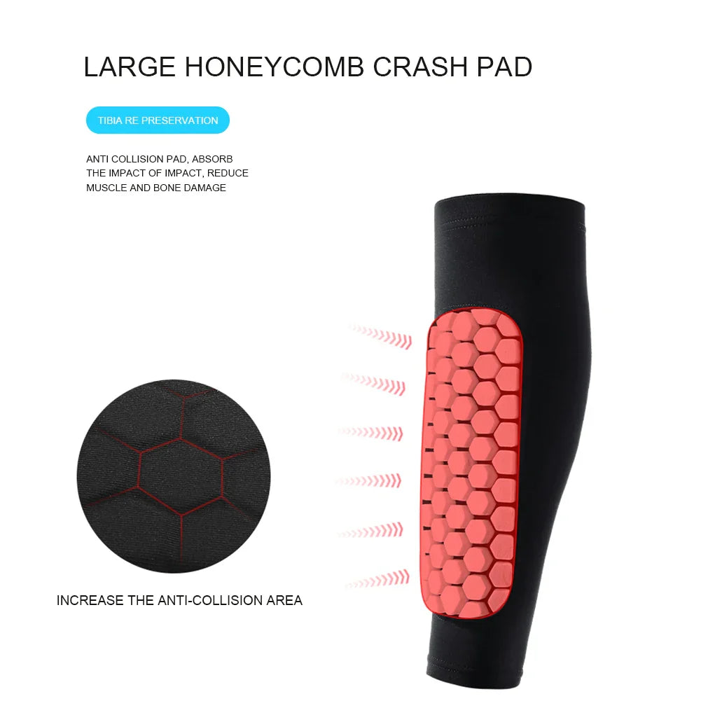 Honeycomb Soccer Shin Guards – Maximum Protection, Ultimate Comfort!