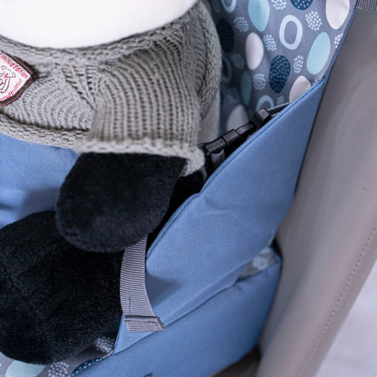 Toddler Booster Seat Pad with Safety Belt – Lightweight & Portable