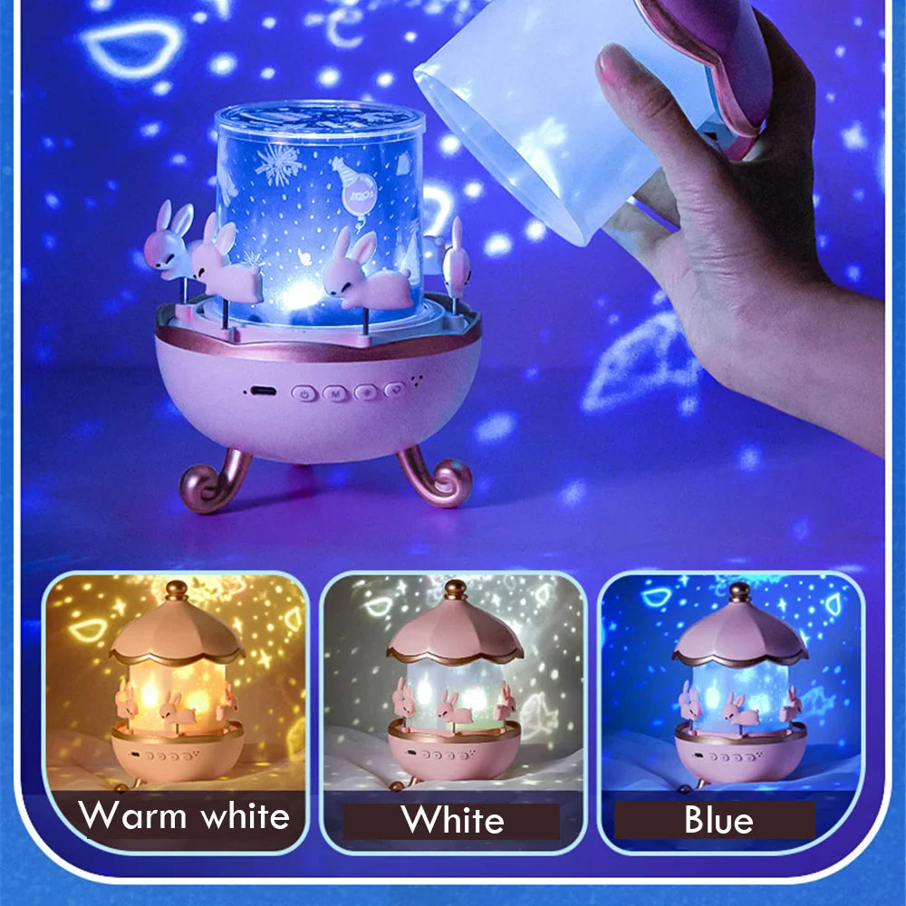 Films & Soothing Sounds Projector Night Light for Kids – A Magical Bedtime Experience!