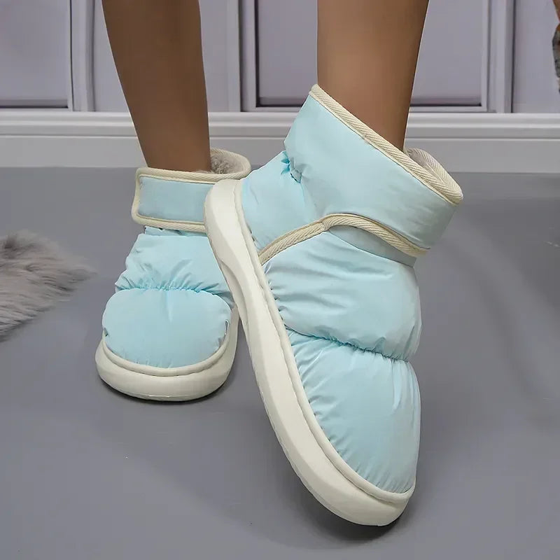 Women's Waterproof Plush Snow Boots