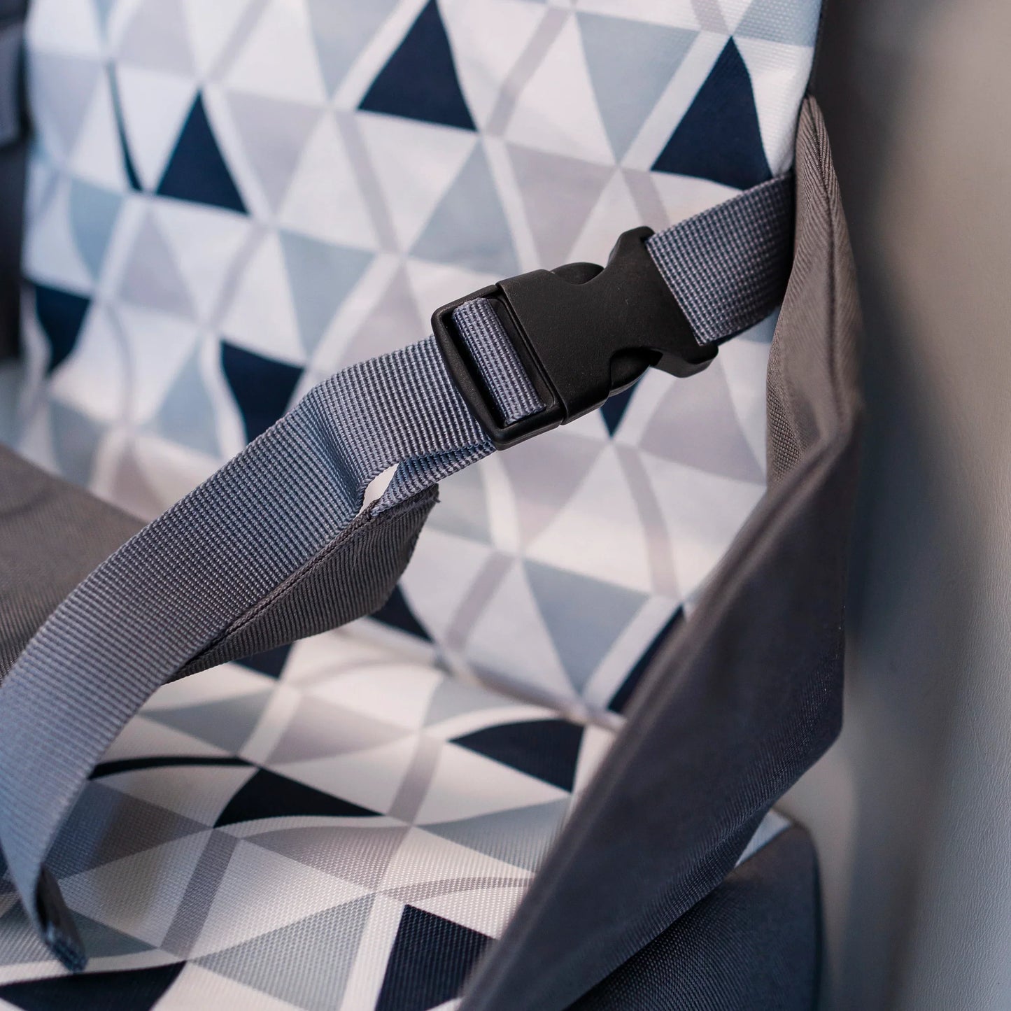 Toddler Booster Seat Pad with Safety Belt – Lightweight & Portable