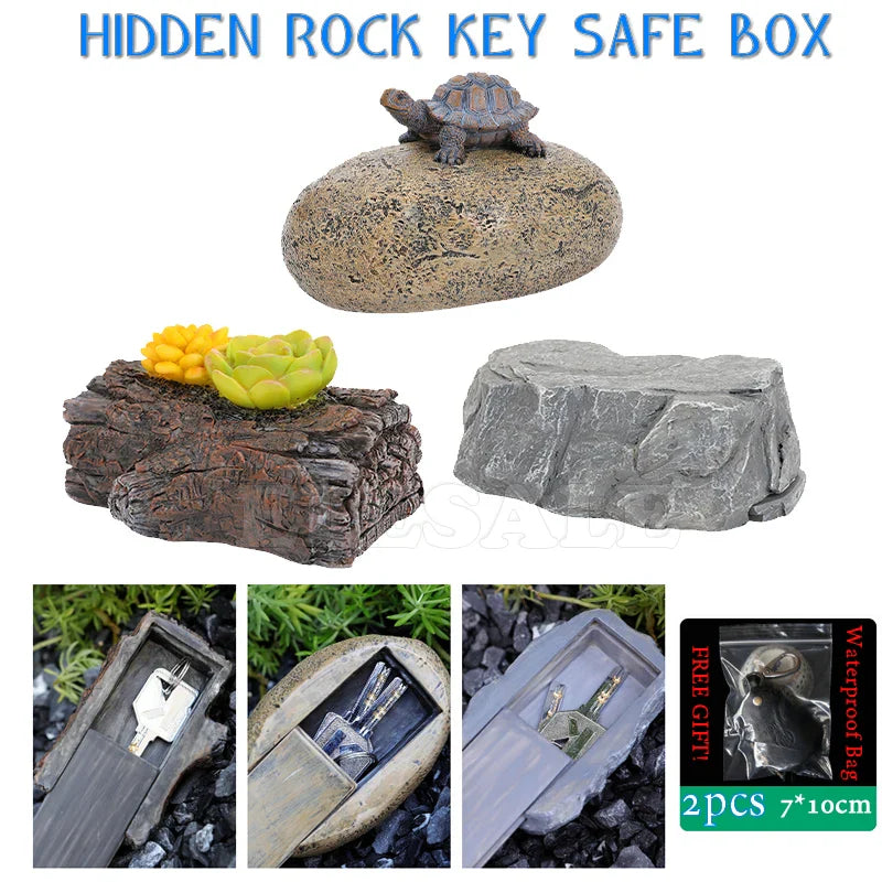 Stone Key Storage – The Perfect Hidden Key Solution!