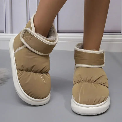 Women's Waterproof Plush Snow Boots