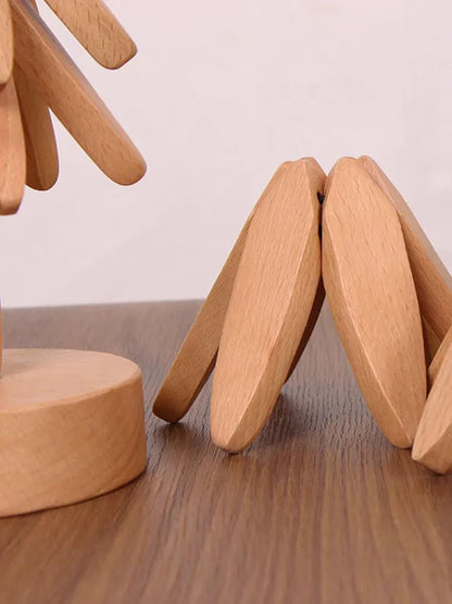 Artisanal Wooden Coasters & Trivets Set – Natural Elegance Meets Everyday Functionality!