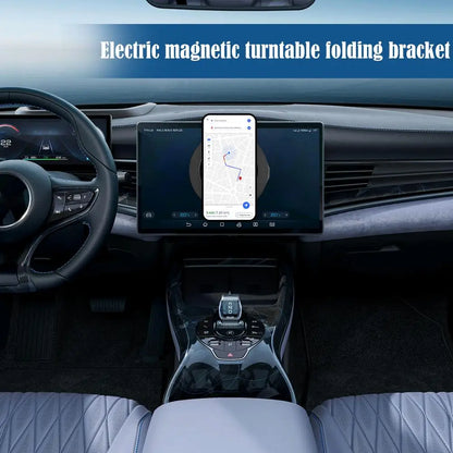 360° Rotating Electric Suction Magnetic Car Phone Holder – Ultimate Hands-Free Convenience!