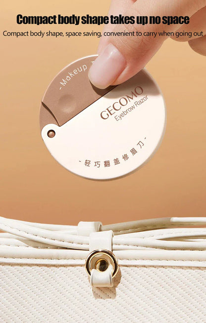 Portable Folding Eyebrow Razor – Stainless Steel Blade