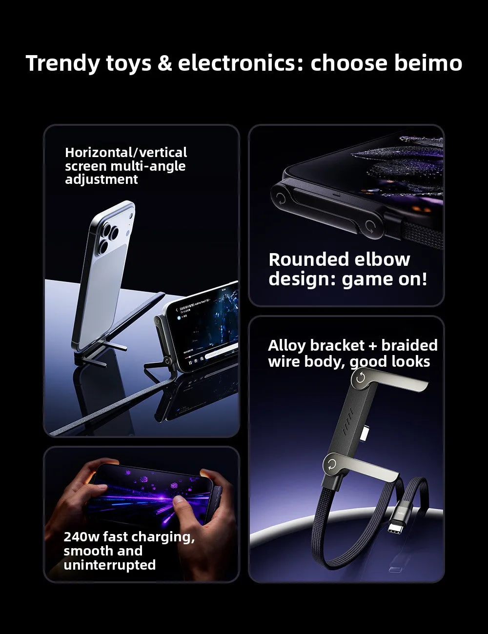 UltraCharge™ Cable + Holder