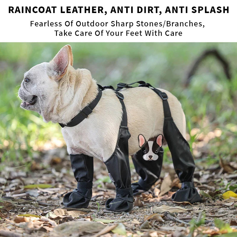 Waterproof Adjustable Dog Boots – Ultimate Paw Protection in Any Weather!