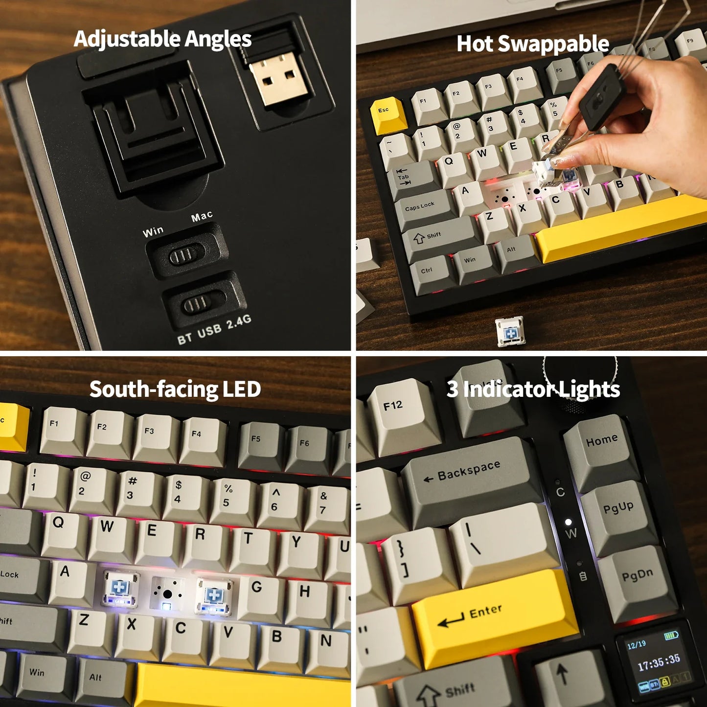 Ajazz AK820 Pro 75% Mechanical Keyboard