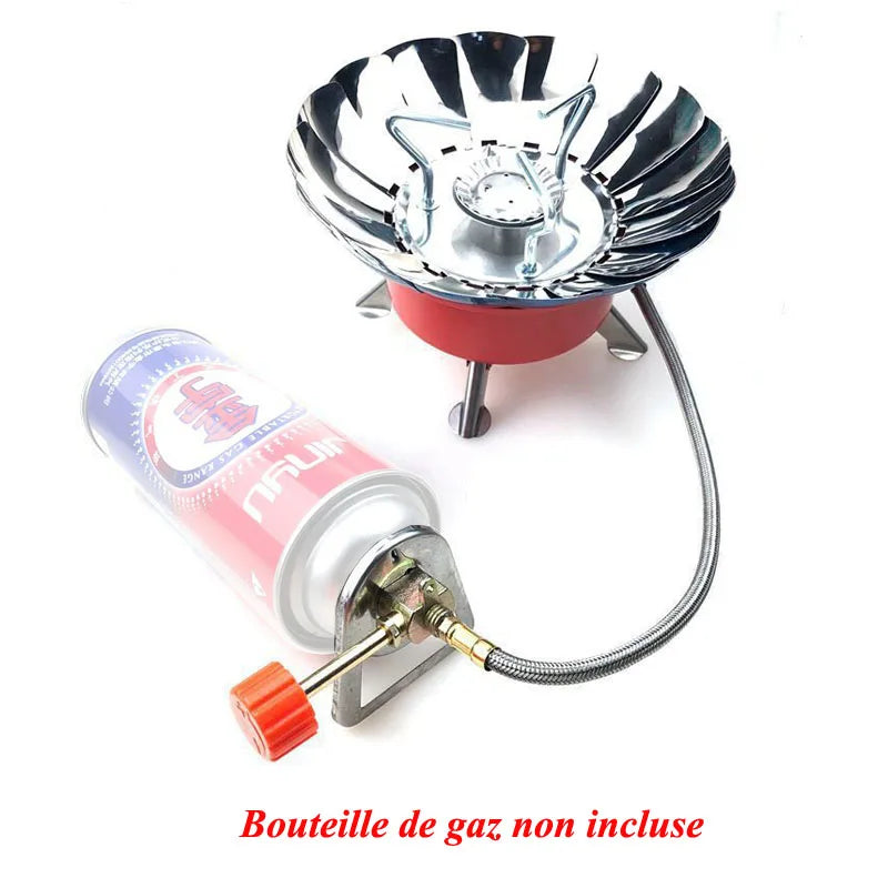 Lotus Mini Camping Gas Stove – Compact, Stable & Ready for Any Adventure!