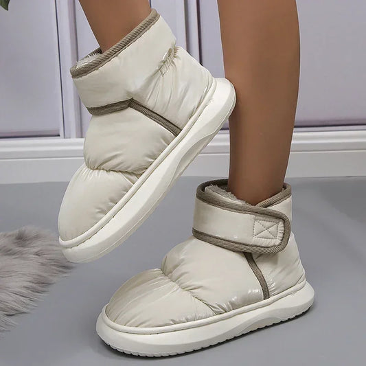 Women's Waterproof Plush Snow Boots