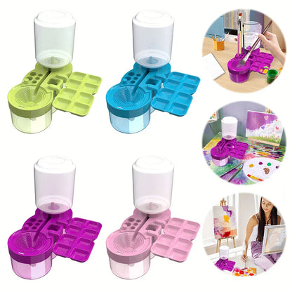 Universal Crafts Paint Brush Cleaner Rinse Cup – Keep Your Brushes Clean & Ready to Create!